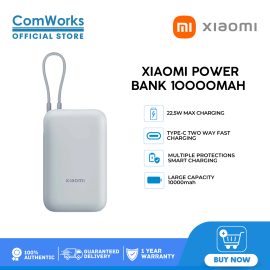 Xiaomi Power Bank 10000mAh integrated Cable